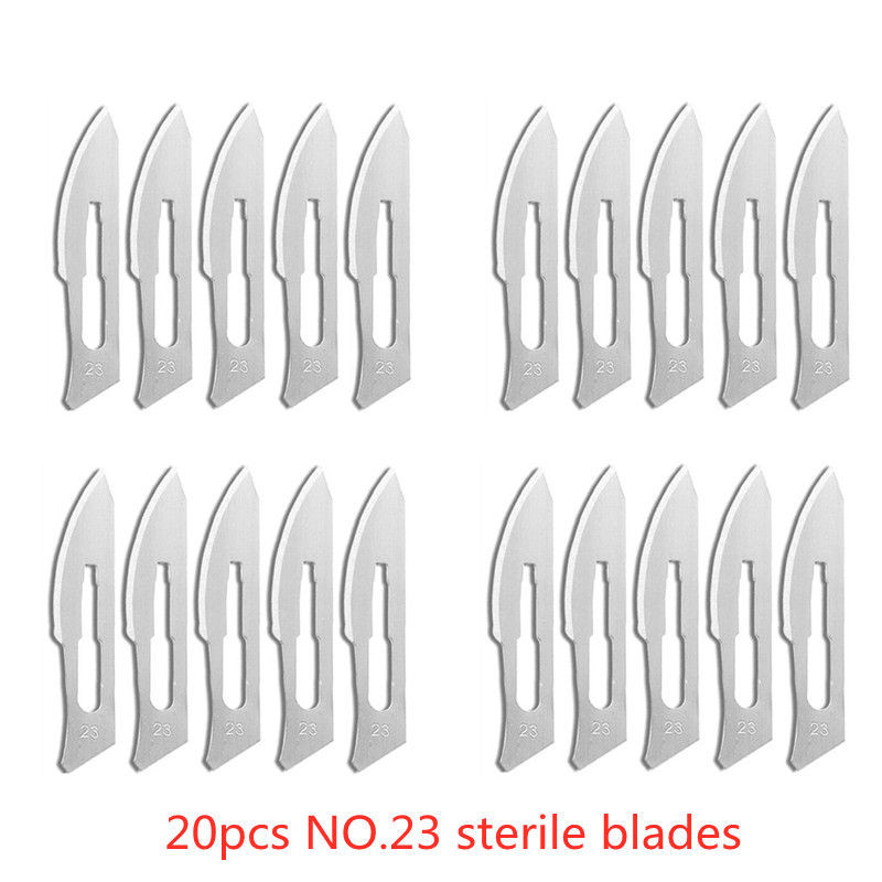 Carbon Steel Surgical Blades for Phone Repair, Carving, Eyebrow Grooming, Animal Care & Scalpel Knife Precision Cutter