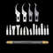 Thin Blade IC Chip Repair Tools Set, CPU & Motherboard Edge Removal Tool for Mobile Phone & Computer Chip Repair