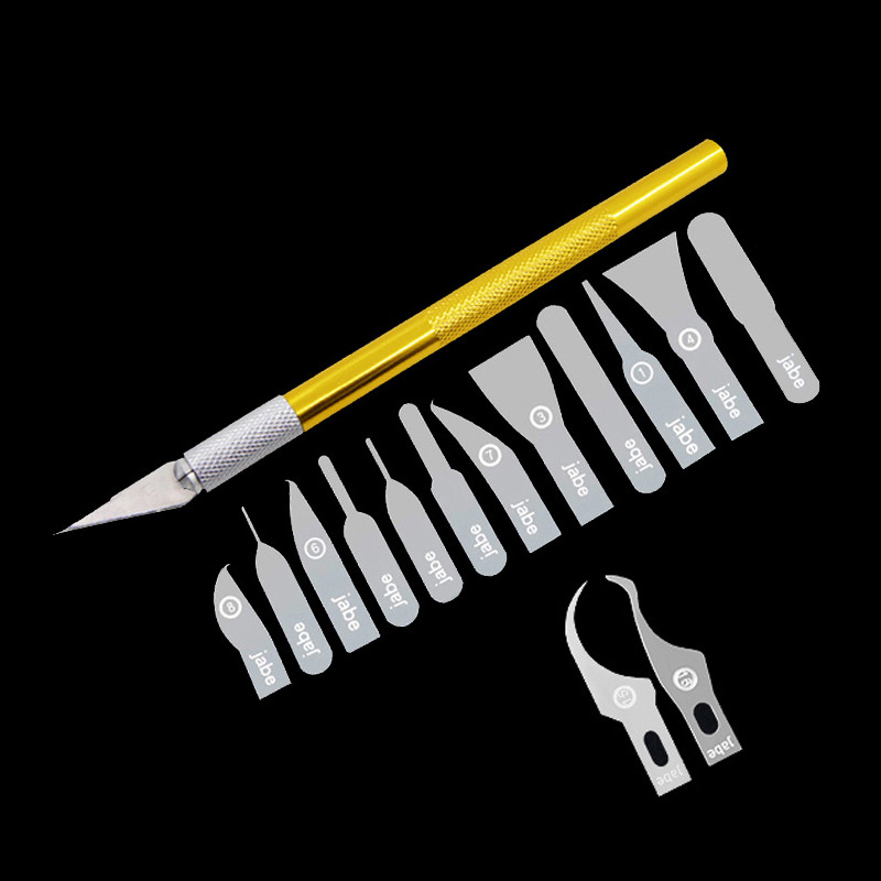 Thin Blade IC Chip Repair Tools Set, CPU & Motherboard Edge Removal Tool for Mobile Phone & Computer Chip Repair