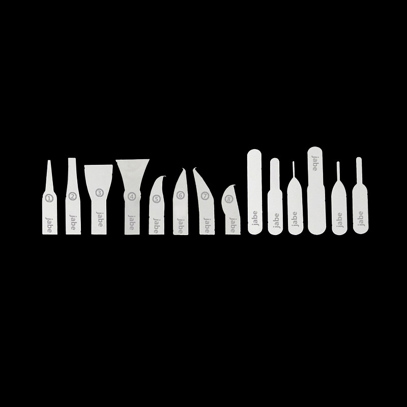 Thin Blade IC Chip Repair Tools Set, CPU & Motherboard Edge Removal Tool for Mobile Phone & Computer Chip Repair