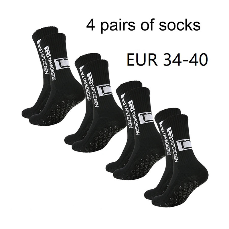 Non Slip TC Mid Tube Football Socks, Breathable Sports Training Socks for Soccer, Running, and Athletic Use