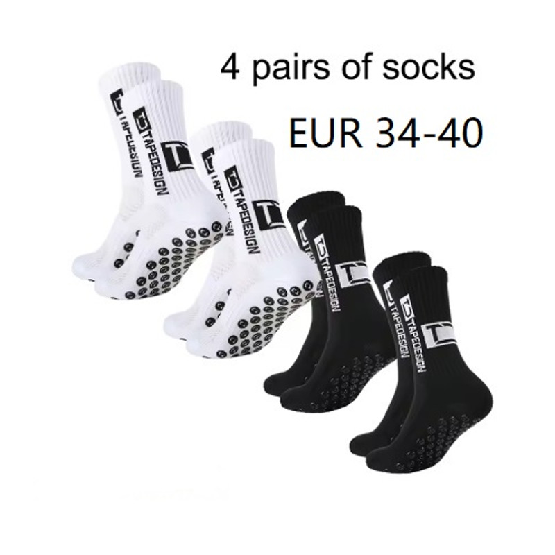Non Slip TC Mid Tube Football Socks, Breathable Sports Training Socks for Soccer, Running, and Athletic Use