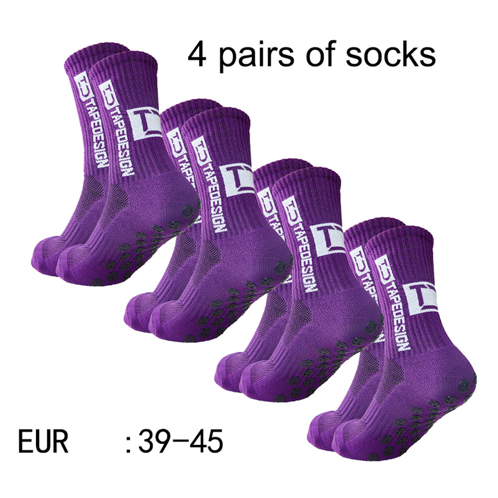 Non Slip TC Mid Tube Football Socks, Breathable Sports Training Socks for Soccer, Running, and Athletic Use