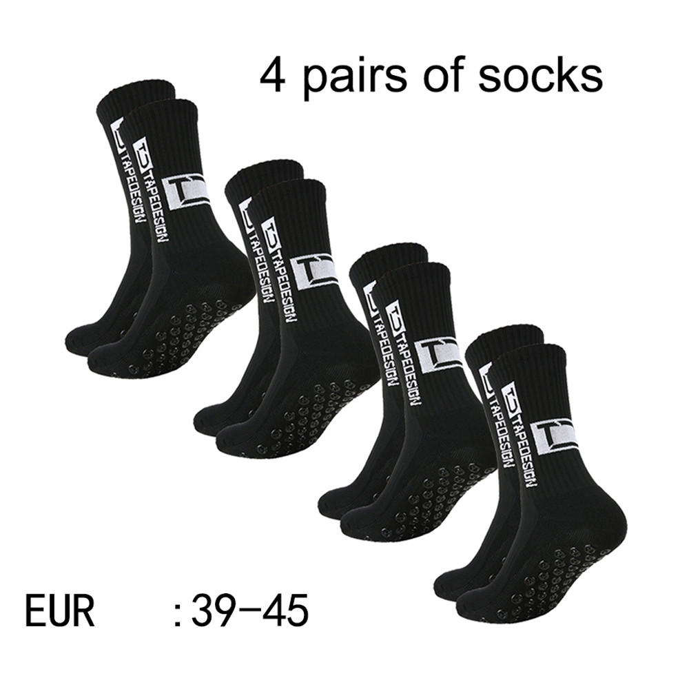 Non Slip TC Mid Tube Football Socks, Breathable Sports Training Socks for Soccer, Running, and Athletic Use