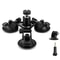 Heavy Duty Suction Cup Camera Car Mount With Tripod Adapter and Phone Holder for GoPro Hero & DJI Osmo Action Series