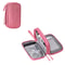 Portable Waterproof Travel Cable Organizer Bag, Double Layer USB Charger Case for Cord, Data Cable & Tech Accessories