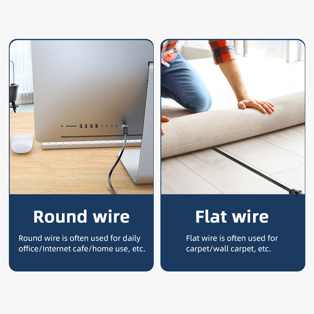 Essager Cat6 RJ45 Ethernet Cable UTP Network Patch Cord For Laptop Router Switch 2