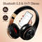 Gold Wireless Bluetooth Headphones for Men Gift, Stereo Headset with Built-in MIC & 3.5mm AUX Jack for iPhone Samsung