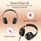 Gold Wireless Bluetooth Headphones for Men Gift, Stereo Headset with Built-in MIC & 3.5mm AUX Jack for iPhone Samsung