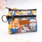 Cartoon Small Coin Purse Cute Animals Wallet Zipper Pouch, Lightweight Terylene Key Card Money Holder for Students Women