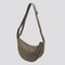 Nylon Crossbody Shoulder Bag for Women, Casual Half Moon Hobos Purse, Tote Chest Bag, Lightweight Travel Shopper Handba