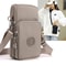 Nylon Cell Phone Bag for Women Small Crossbody Travel Purse, Coin Wallet Shoulder Strap Bag, Lightweight Mobile Phone