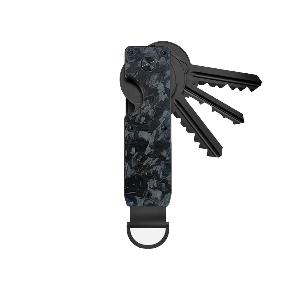 Minimalist Key Organizer Compact Holder, Durable Metal Key Chain Case | Pocket Key Holder for Keychain