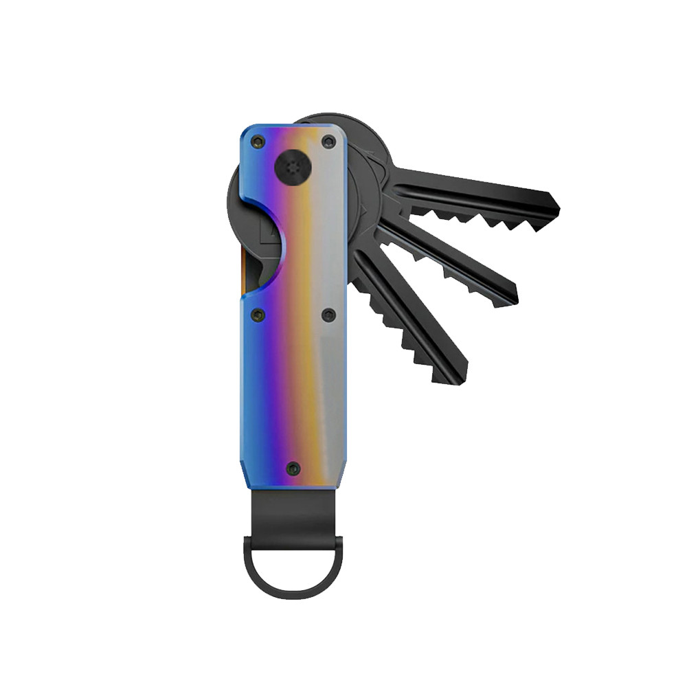 Minimalist Key Organizer Compact Holder, Durable Metal Key Chain Case | Pocket Key Holder for Keychain