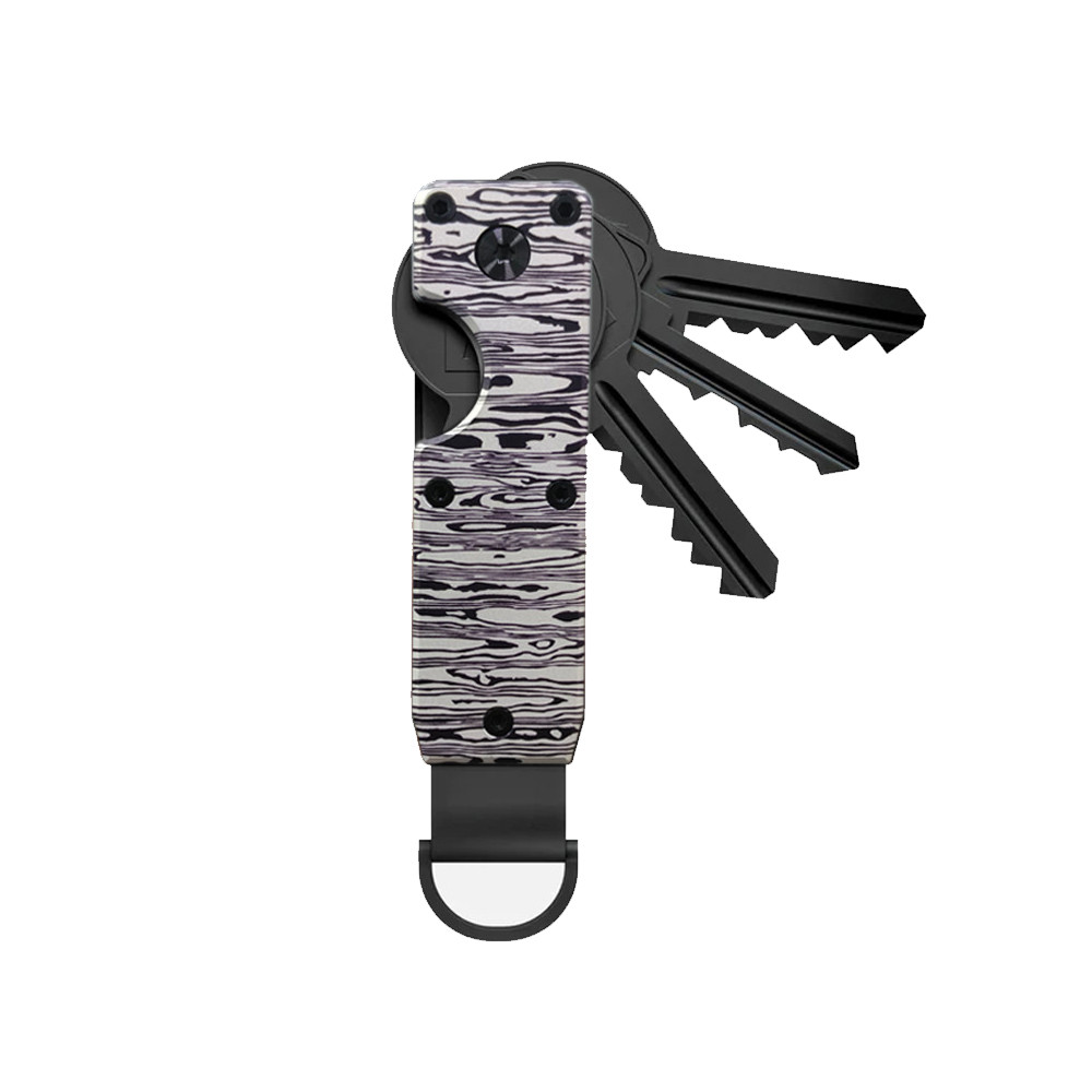 Minimalist Key Organizer Compact Holder, Durable Metal Key Chain Case | Pocket Key Holder for Keychain