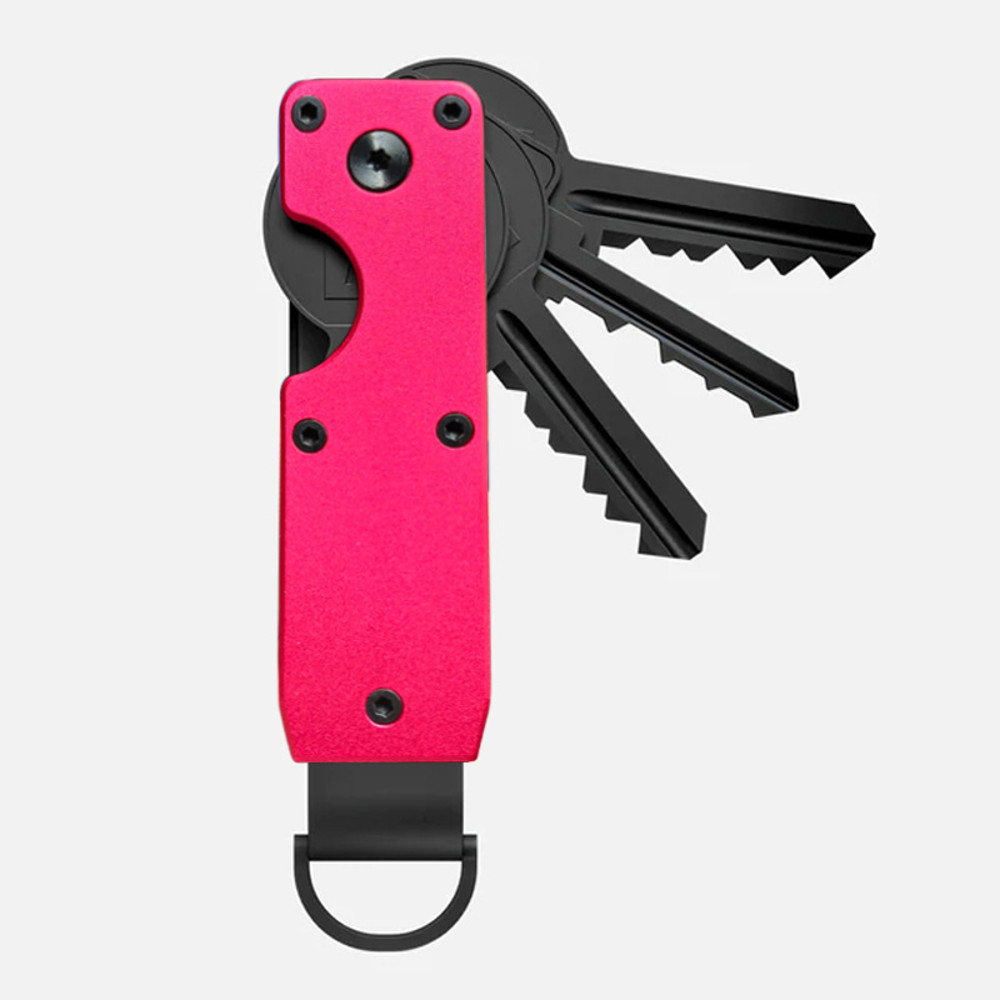 Minimalist Key Organizer Compact Holder, Durable Metal Key Chain Case | Pocket Key Holder for Keychain