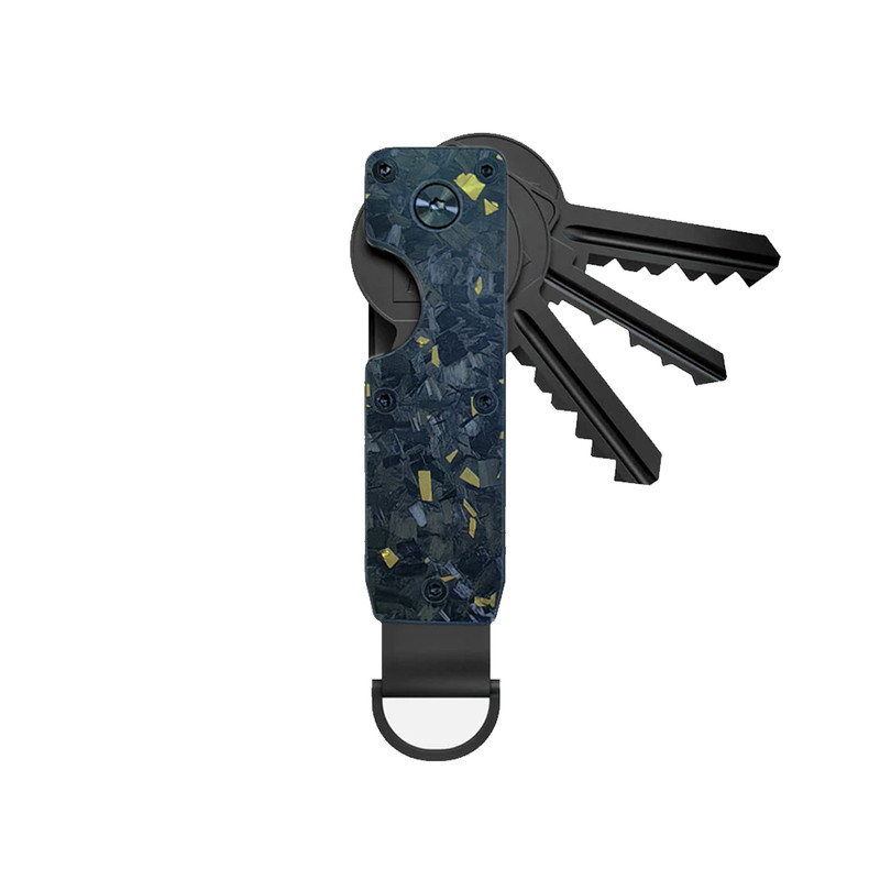 Minimalist Key Organizer Compact Holder, Durable Metal Key Chain Case | Pocket Key Holder for Keychain