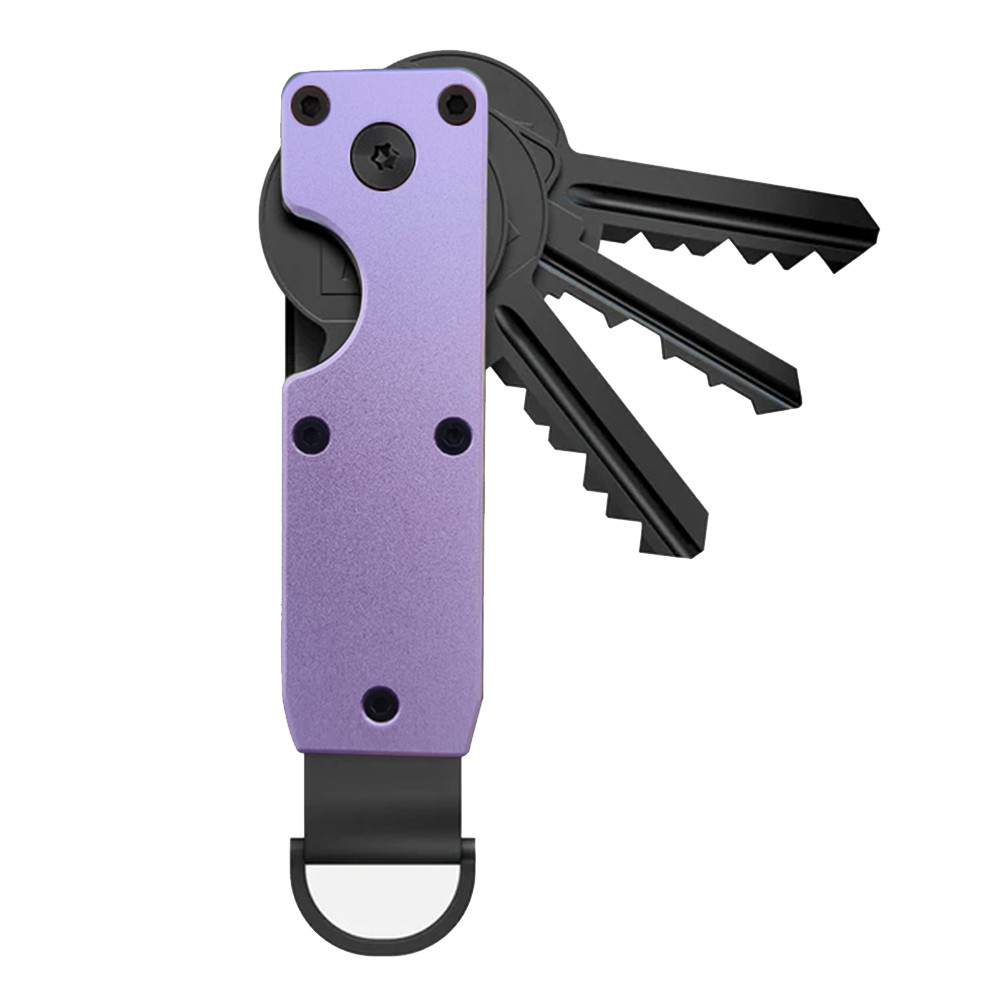 Minimalist Key Organizer Compact Holder, Durable Metal Key Chain Case | Pocket Key Holder for Keychain