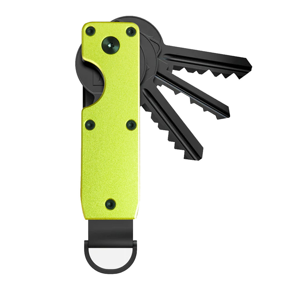 Minimalist Key Organizer Compact Holder, Durable Metal Key Chain Case | Pocket Key Holder for Keychain