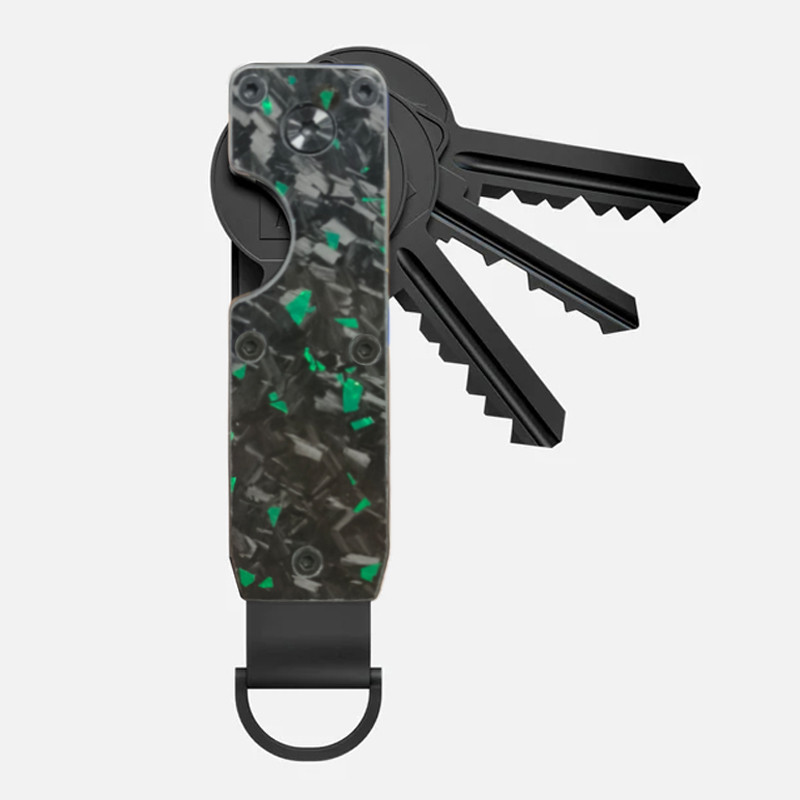 Minimalist Key Organizer Compact Holder, Durable Metal Key Chain Case | Pocket Key Holder for Keychain