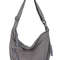 Trendy Soft Cloth Crossbody Bag for Women, Big Solid Color Student Casual Shoulder Hobo Handbag