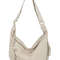 Trendy Soft Cloth Crossbody Bag for Women, Big Solid Color Student Casual Shoulder Hobo Handbag