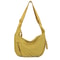 Trendy Soft Cloth Crossbody Bag for Women, Big Solid Color Student Casual Shoulder Hobo Handbag