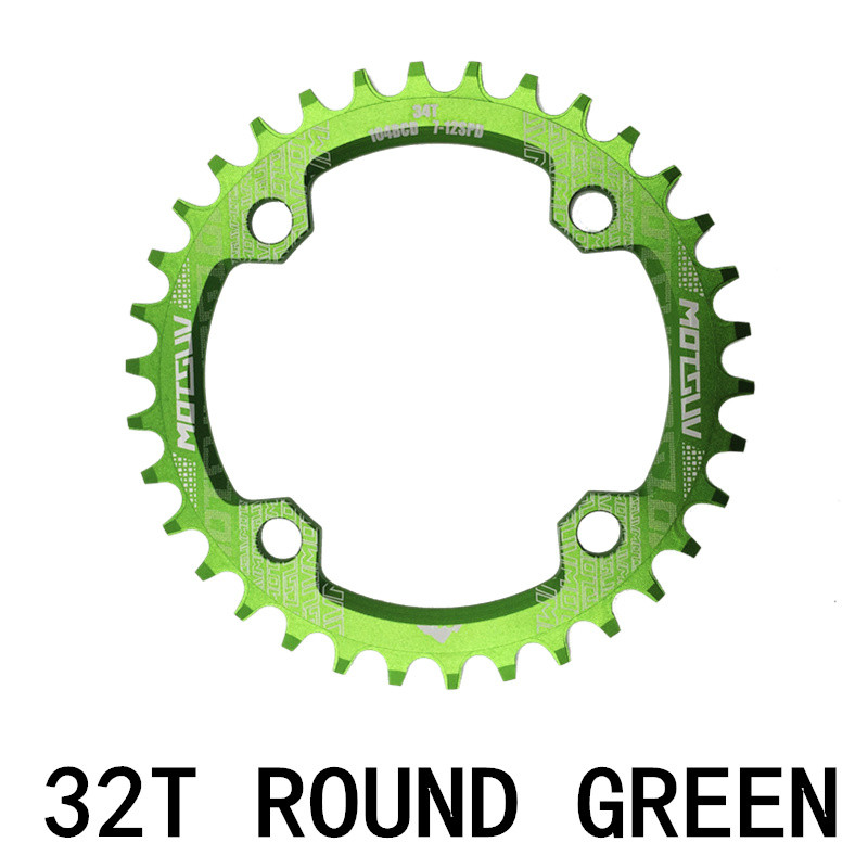 MTB Chainring, Round Narrow Wide Chainwheel, Single Crankset Plate for Mountain Bicycle Upgrade