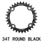 MTB Chainring, Round Narrow Wide Chainwheel, Single Crankset Plate for Mountain Bicycle Upgrade