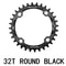 MTB Chainring, Round Narrow Wide Chainwheel, Single Crankset Plate for Mountain Bicycle Upgrade