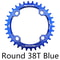 MTB Chainring, Round Narrow Wide Chainwheel, Single Crankset Plate for Mountain Bicycle Upgrade