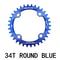MTB Chainring, Round Narrow Wide Chainwheel, Single Crankset Plate for Mountain Bicycle Upgrade