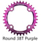 MTB Chainring, Round Narrow Wide Chainwheel, Single Crankset Plate for Mountain Bicycle Upgrade