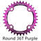 MTB Chainring, Round Narrow Wide Chainwheel, Single Crankset Plate for Mountain Bicycle Upgrade