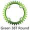 MTB Chainring, Round Narrow Wide Chainwheel, Single Crankset Plate for Mountain Bicycle Upgrade