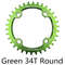 MTB Chainring, Round Narrow Wide Chainwheel, Single Crankset Plate for Mountain Bicycle Upgrade