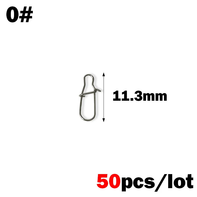 Fishing Swivel Clips Stainless Steel Pin Connector, Rolling Swivels Set for Lures, Sea Fishing Gear & Tackle Accessories