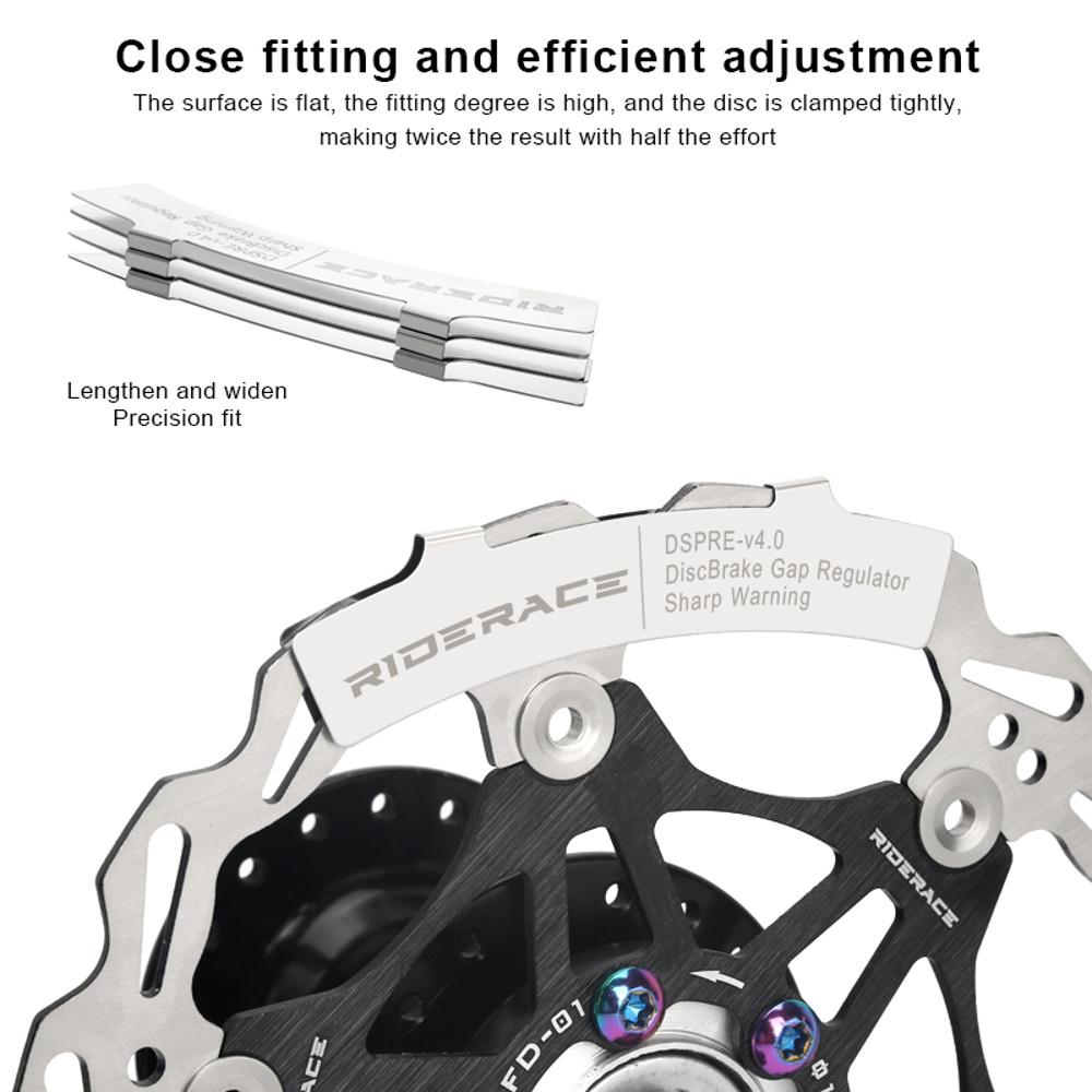 Bike Hydraulic Disc Brake Pads Adjusting Tool, Steel Caliper Mounting Alignment Tool for Mechanical & Hydraulic Brakes