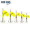 FISH KING Rotating Spinner Spoon Lures Metal Fishing Lure With Treble Hooks For Pike  Freshwater Pr 5