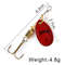 FISH KING Rotating Spinner Spoon Lures Metal Fishing Lure With Treble Hooks For Pike  Freshwater Pr 12