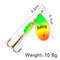 FISH KING Rotating Spinner Spoon Lures Metal Fishing Lure With Treble Hooks For Pike  Freshwater Pr 16