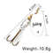 FISH KING Rotating Spinner Spoon Lures Metal Fishing Lure With Treble Hooks For Pike  Freshwater Pr 19