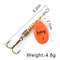 FISH KING Rotating Spinner Spoon Lures Metal Fishing Lure With Treble Hooks For Pike  Freshwater Pr 25