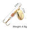 FISH KING Rotating Spinner Spoon Lures Metal Fishing Lure With Treble Hooks For Pike  Freshwater Pr 27
