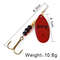 FISH KING Rotating Spinner Spoon Lures Metal Fishing Lure With Treble Hooks For Pike  Freshwater Pr 34