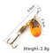 FISH KING Rotating Spinner Spoon Lures Metal Fishing Lure With Treble Hooks For Pike Freshwater Pr 36