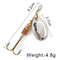 FISH KING Rotating Spinner Spoon Lures Metal Fishing Lure With Treble Hooks For Pike  Freshwater Pr 41