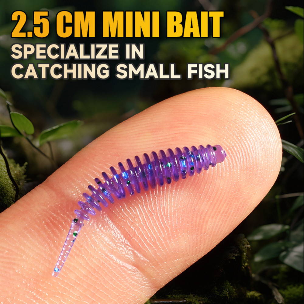 Supercontinent Soft Worm Bait Tanta Fishing Lures Artificial for Carp Bass Trout Fishing Pesca Soft Plastic Grub Kit