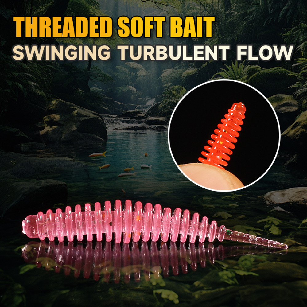 Supercontinent Soft Worm Bait Tanta Fishing Lures Artificial for Carp Bass Trout Fishing Pesca Soft Plastic Grub Kit