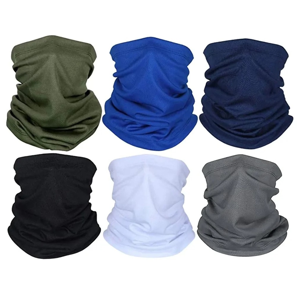 Tactical Outdoor Sport Bandana Tube Scarf Military Face Cover Neck Gaiter Half Mask Headband For F 0